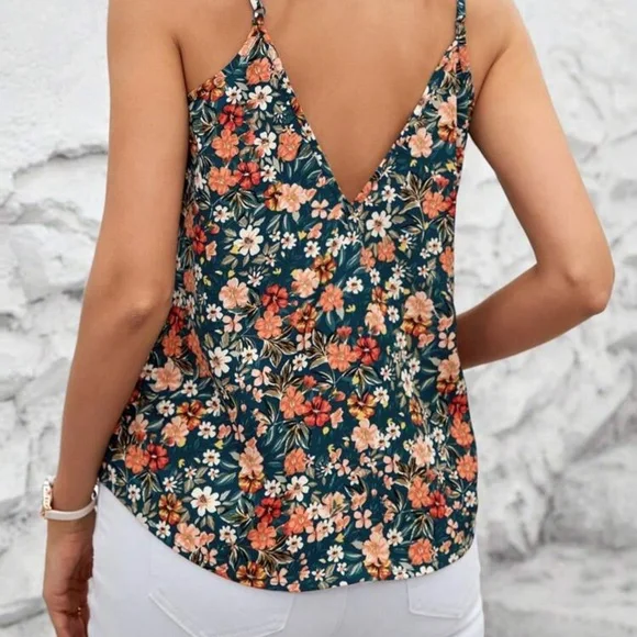Floral tank top for women - Picture 4 of 4